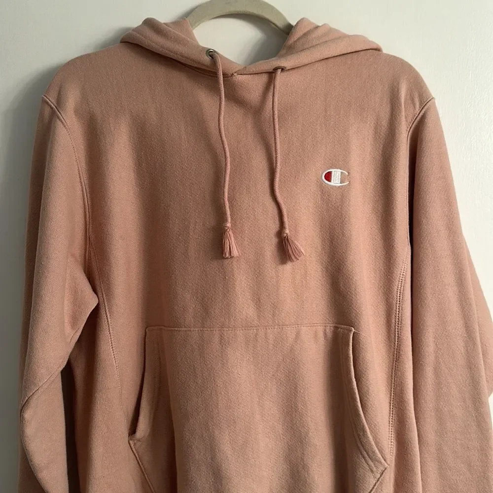 NWOT Champion Reverse Weave Mauve/Dusy Pink Hoodie Size S